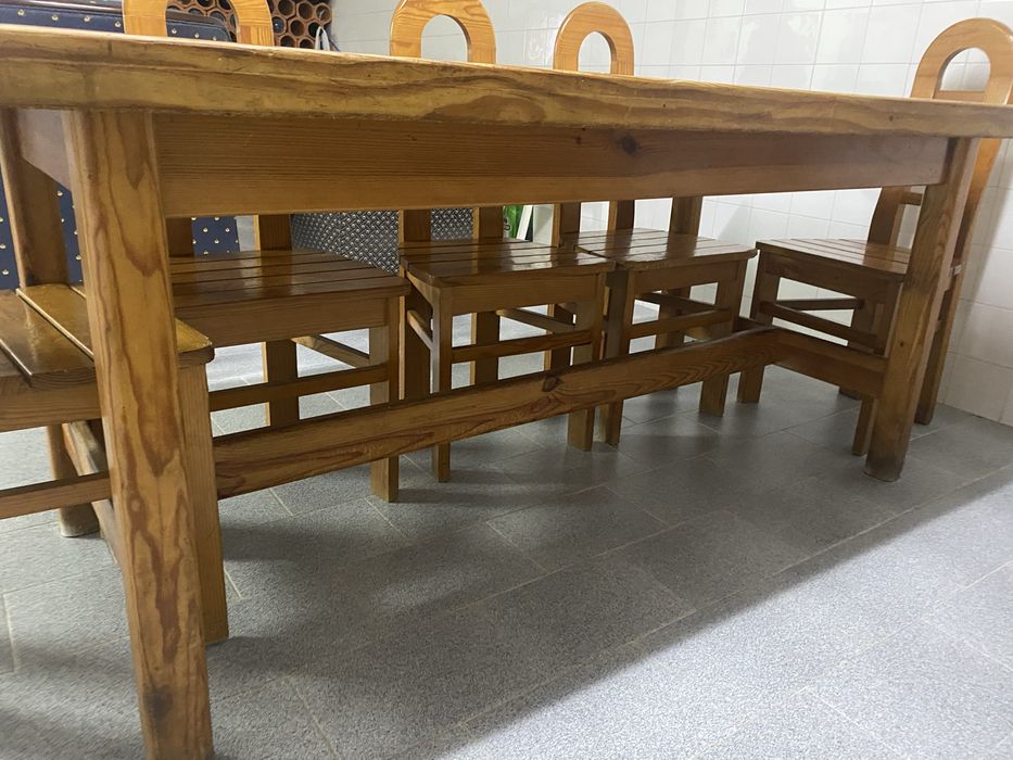 Mesa madeira retangular