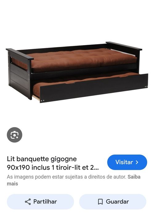 Sofá Cama ainda embalado