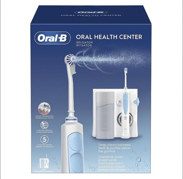 Іригатор Oral-B Braun MD20 OxyJet | Стаціонарний | Для всієї родини