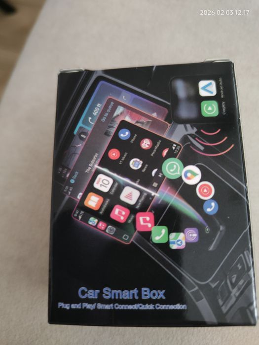 Adapter bezprzewodowy do auta  2w1 CarPlay, Android Auto