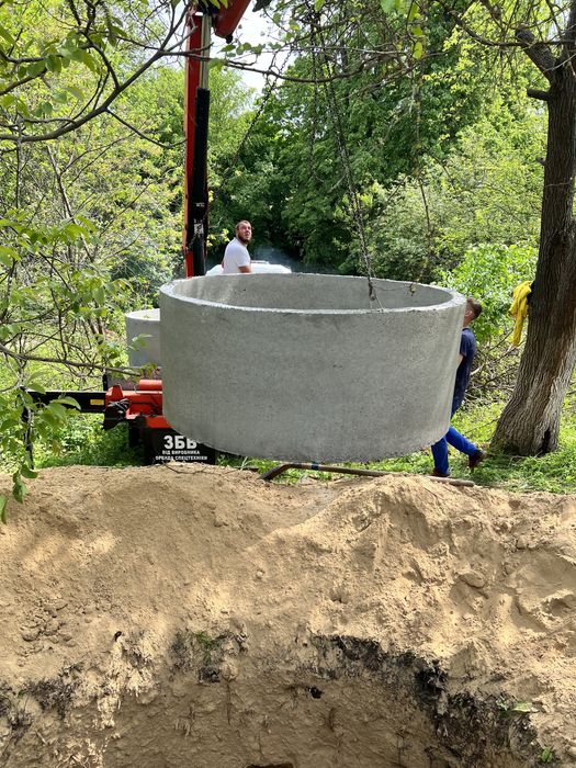 Монтаж Септика під ключ | Вигрібні ями | Кільця бетонні | Траншеї