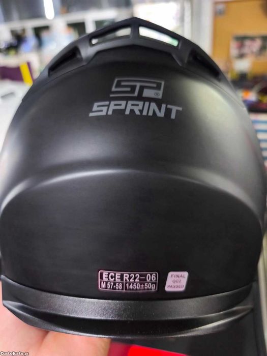 Capacete Sprint Stalker Preto