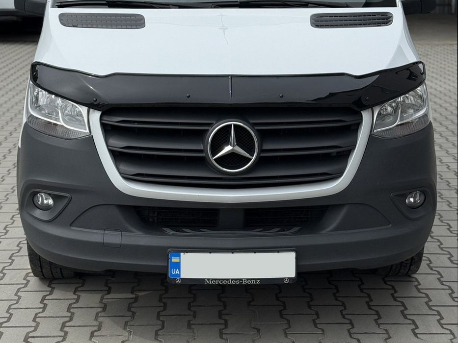 Дефлектор капоту EuroCap для Mercedes Sprinter W907/W910 2018- рр. Полікарбонат