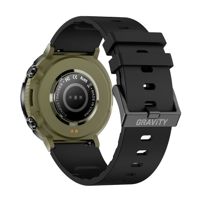 smartwatch gravity gt21-7 + czarny pasek silikonowy