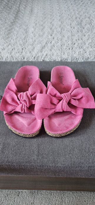 Klapki letnie różowe rozmiar 37