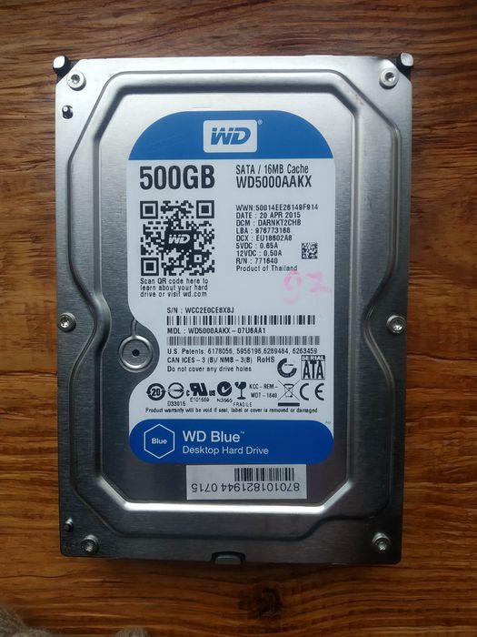 Hdd жёсткий диск 500gb