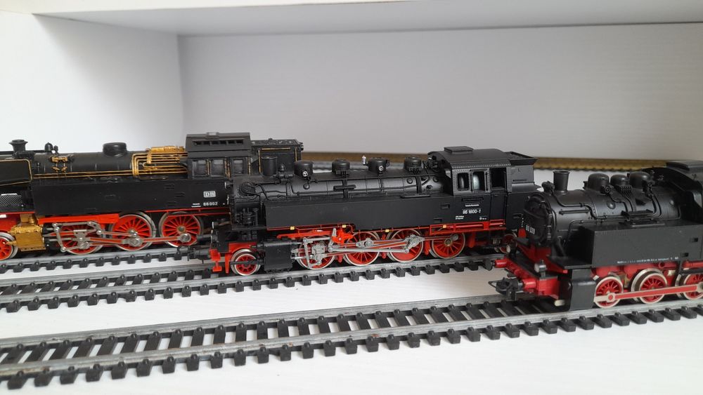 Ж.д модели паровозов  BR86 BR 66  BR 80  Roco 1/87 HO  Piko