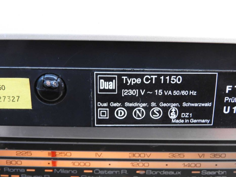 Tuner radiowy Dual CT 1150 niesprawny