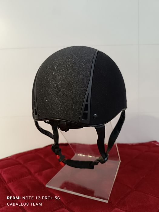 51;52;53;54;55 Kask jeździecki xxs-s KnightsBridge brokatowy
