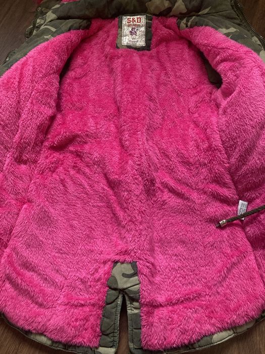 Kurtka zimowa parka moro 146-152