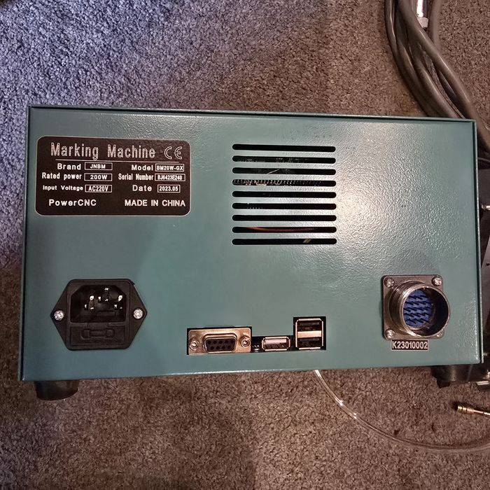 Znakowarka mikroudarowa do butli i do płaskich powierzchni