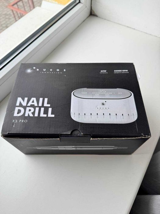 Фрезер Bucos Nail Drill X3 PRO POWDERY 65 Ватт, 35 000 об./хв