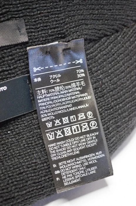 Czapka Beanie Y-3 czarna