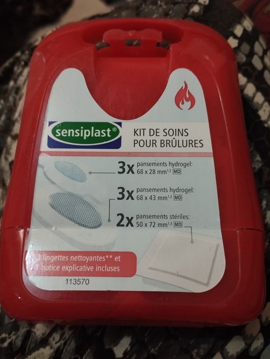 Zestaw plastrów na oparzenia