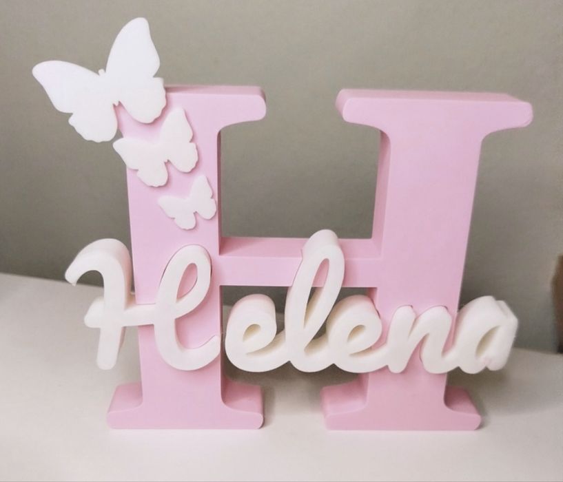 Letra decorada  personalizada