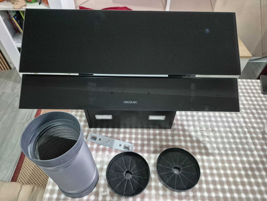 Bolero Flux DT 908001 Glass Black A++, 90 cm de largura