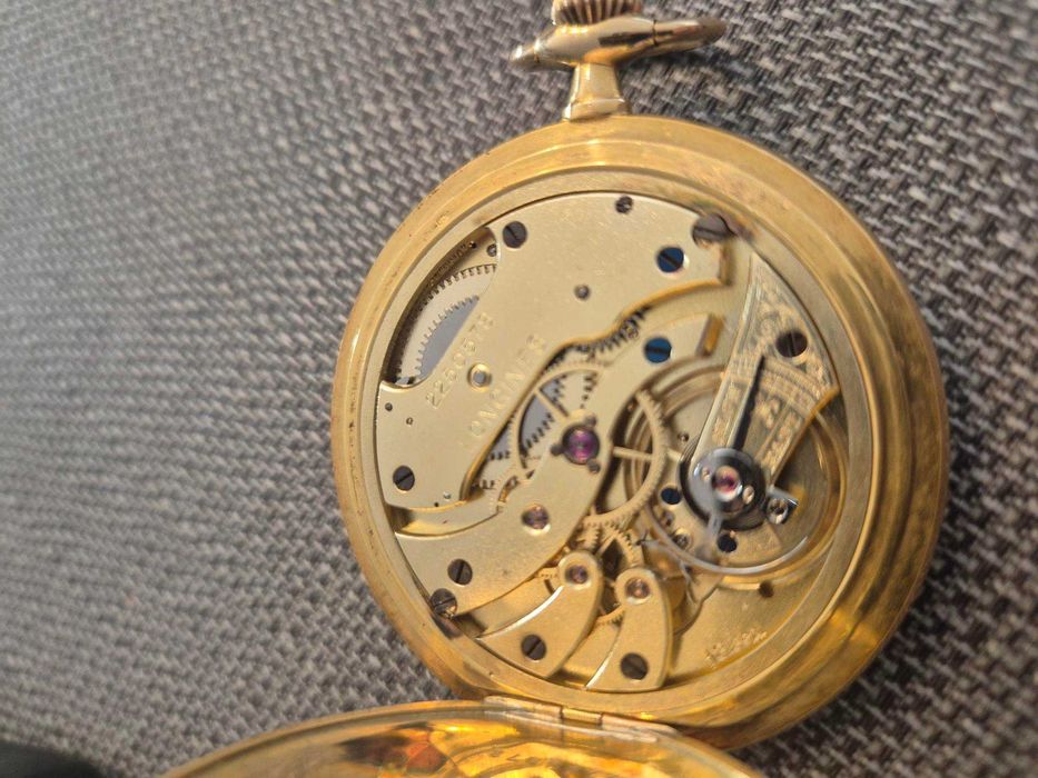 Relógio de bolso Longines em ouro 18K – 1909