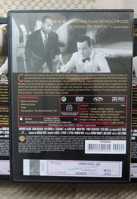 Casablanca Bergman Bogart