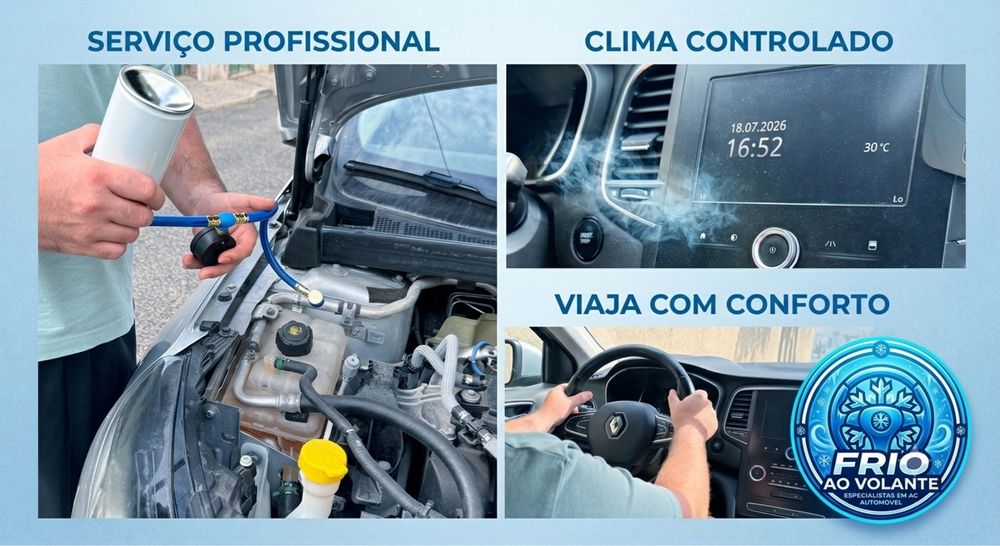 Carregamento de Ar Condicionado Automóvel – Serviço Profissional ao Domicílio
