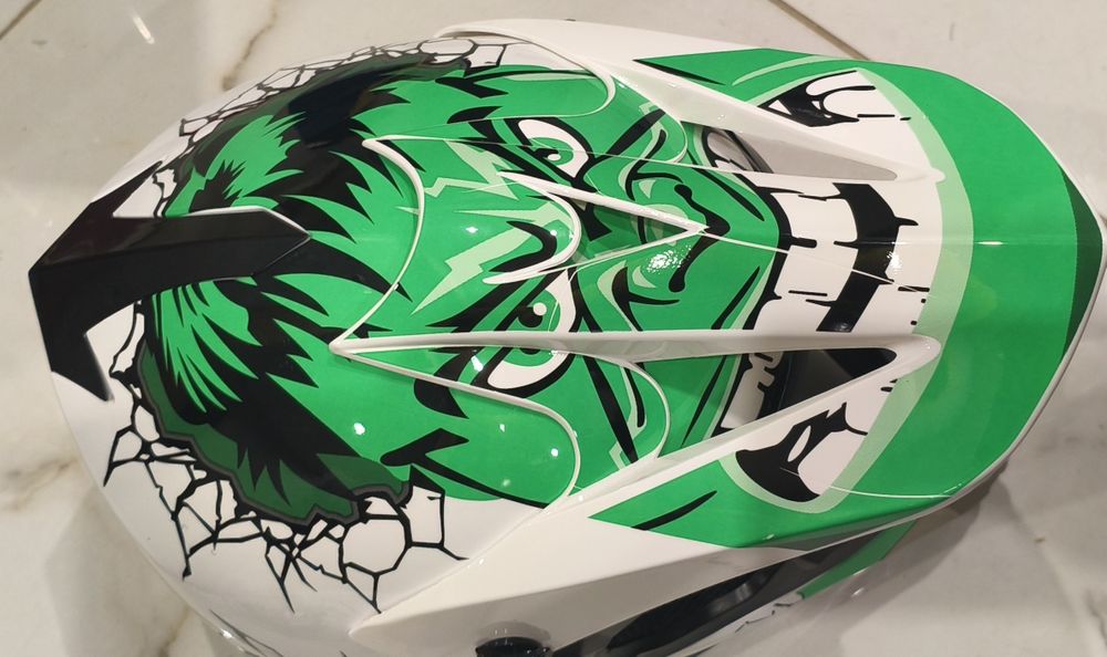 NOWY Kask cross okulary gogle na rower hulajnogę Uchoose rozmiar M