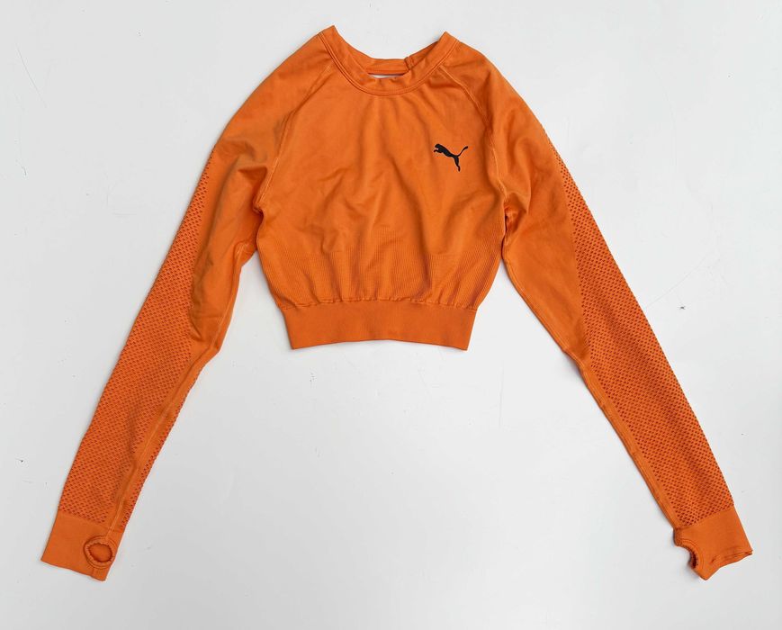 Top Pomarańczowy Puma Sportowy M 38 Bluzka