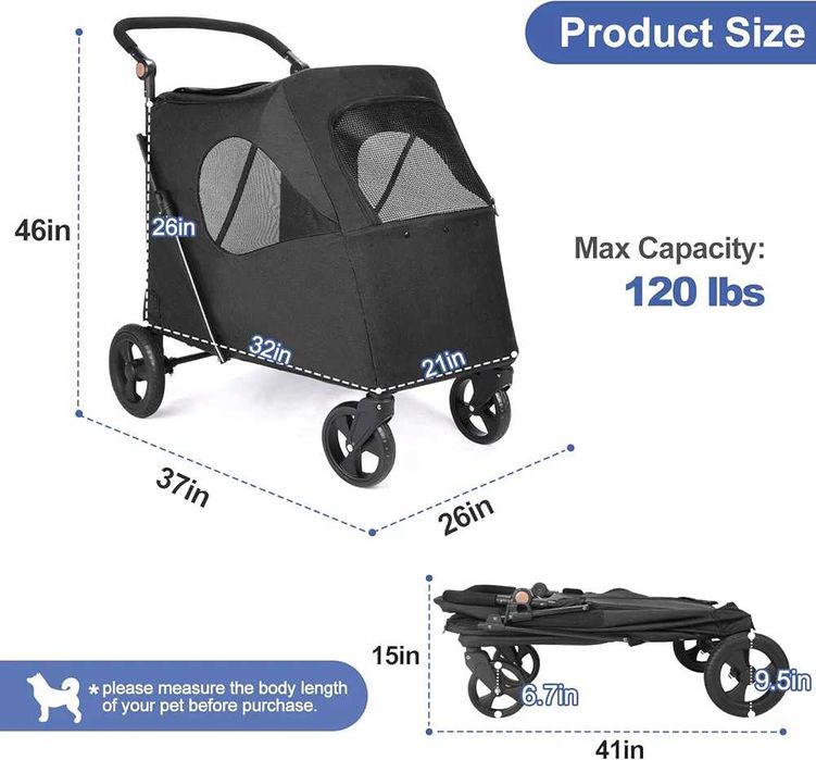 Carrinho para cães e gatos Wedyvko - Bem de Estimado - Baixa de Preço
