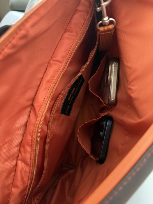 Torba na ramię BREE na laptopa dokumenty z metką