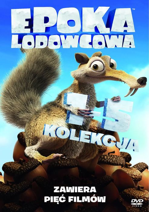 Pakiet. Epoka lodowcowa 1-5, 5 DVD. Galapagos. Nowy Produkt