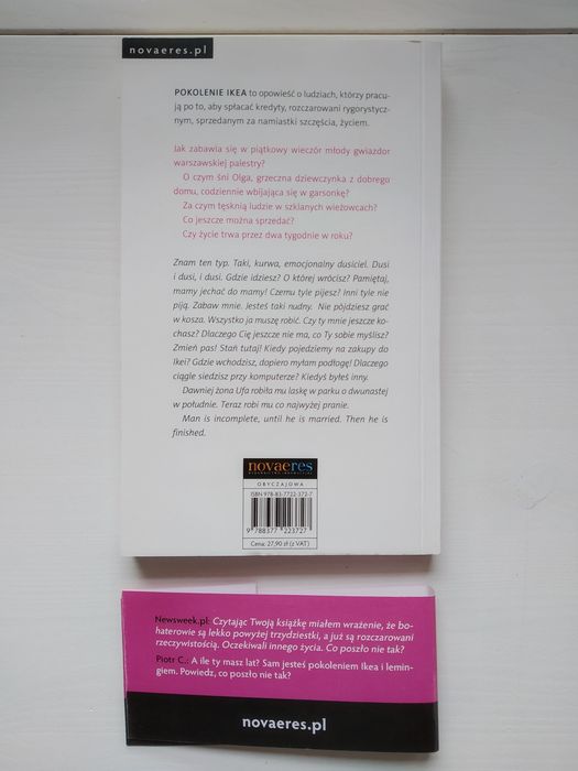 Piotr C. - Pokolenie Ikea (Pierwsze wydanie -2012 r.)