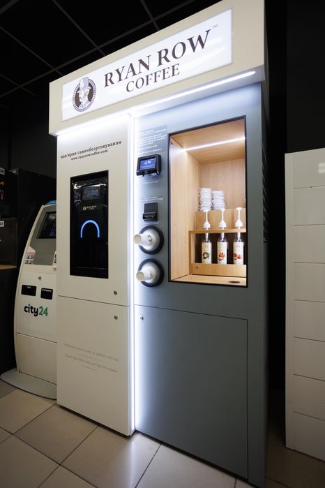 Технологічна кав’ярня самообслуговування від Ryan Row Coffee.