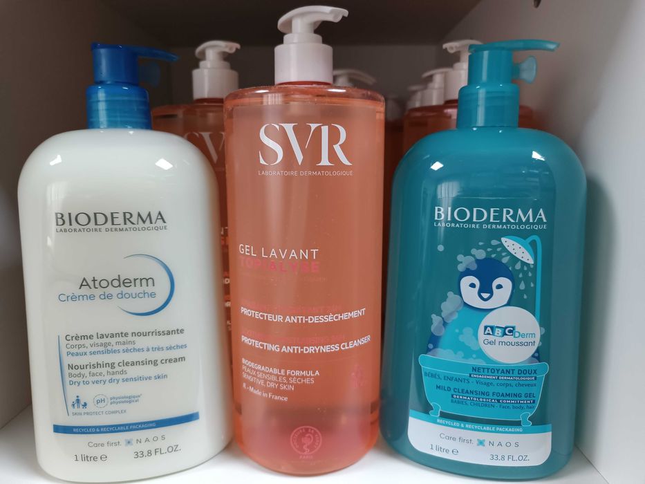 Uriage гель крем Uriage Xémose шампунь DS