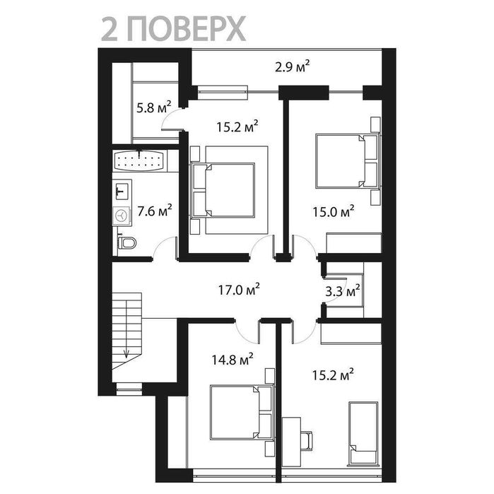 Дом по адресу ул. Антонова (площадь 170 м²) - Atlanta.ua - фото 9