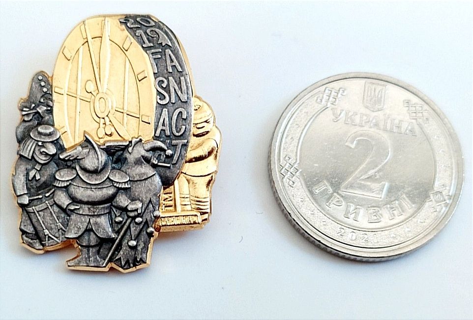 Серебро Швейцария женская Брошь Карнавал Swiss Switzerland Жіноча