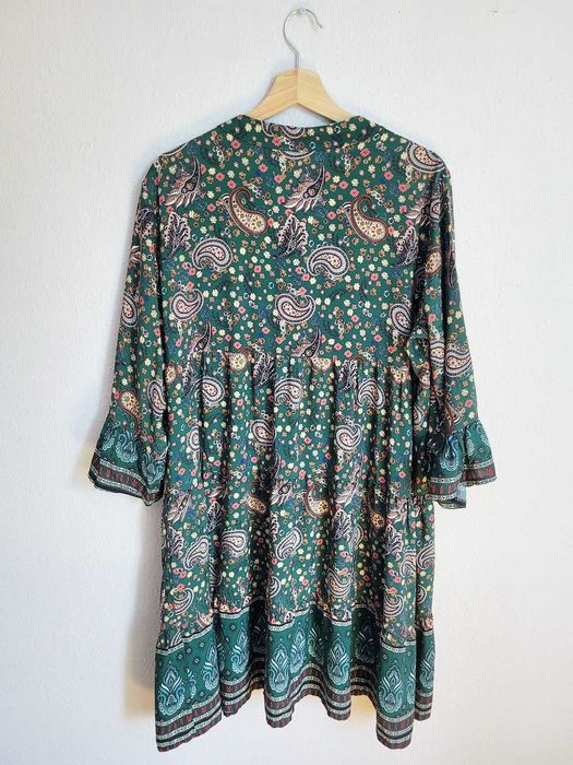 Wiskozowa sukienka boho nowa