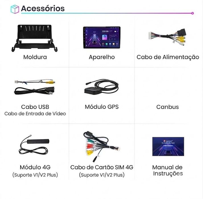 Rádio Android Junsun Dodge Journey 2009 a 2012 CARPLAY 9" GPS 2/32gb SELADO