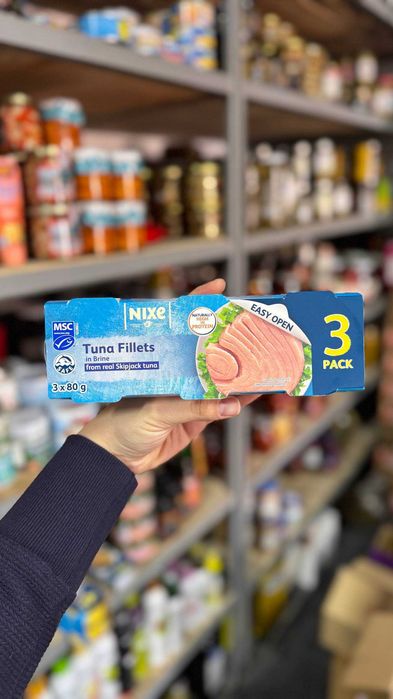 Тунець Nixe natural High Protein у власному соці з протеїном 3х80 г
