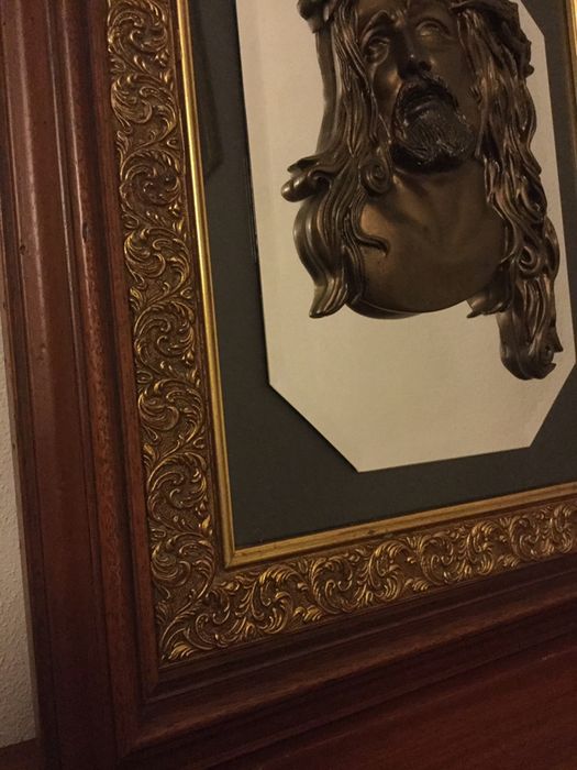 Quadro com a imagem de Cristo
