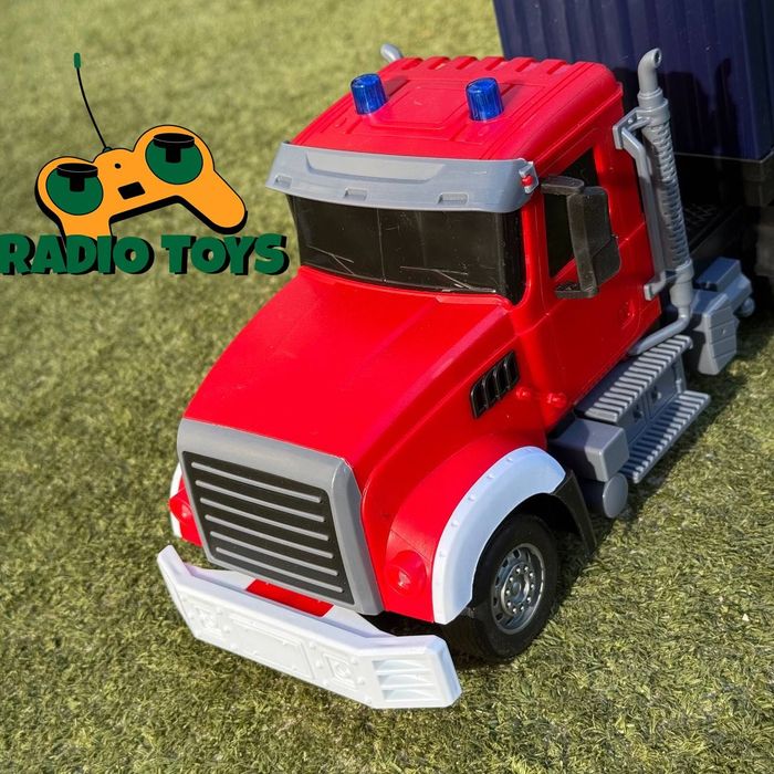Фура на радиоуправлении American Truck 59 см Красная | Грузовик