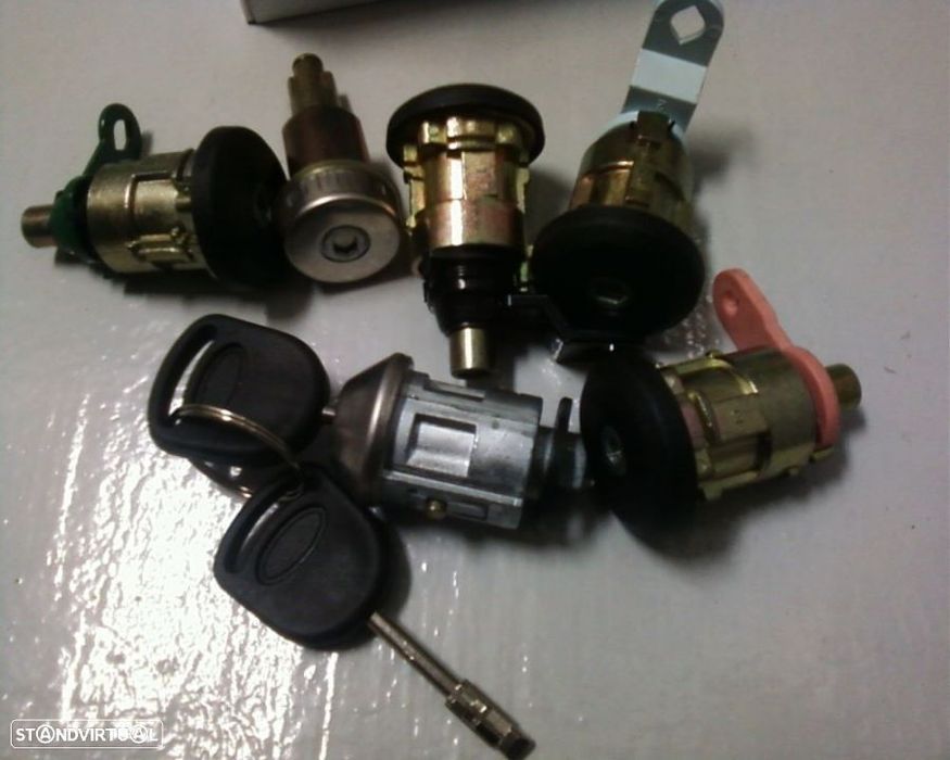 jogo fechos com chave das portas e ignição ford transit 1994-2000