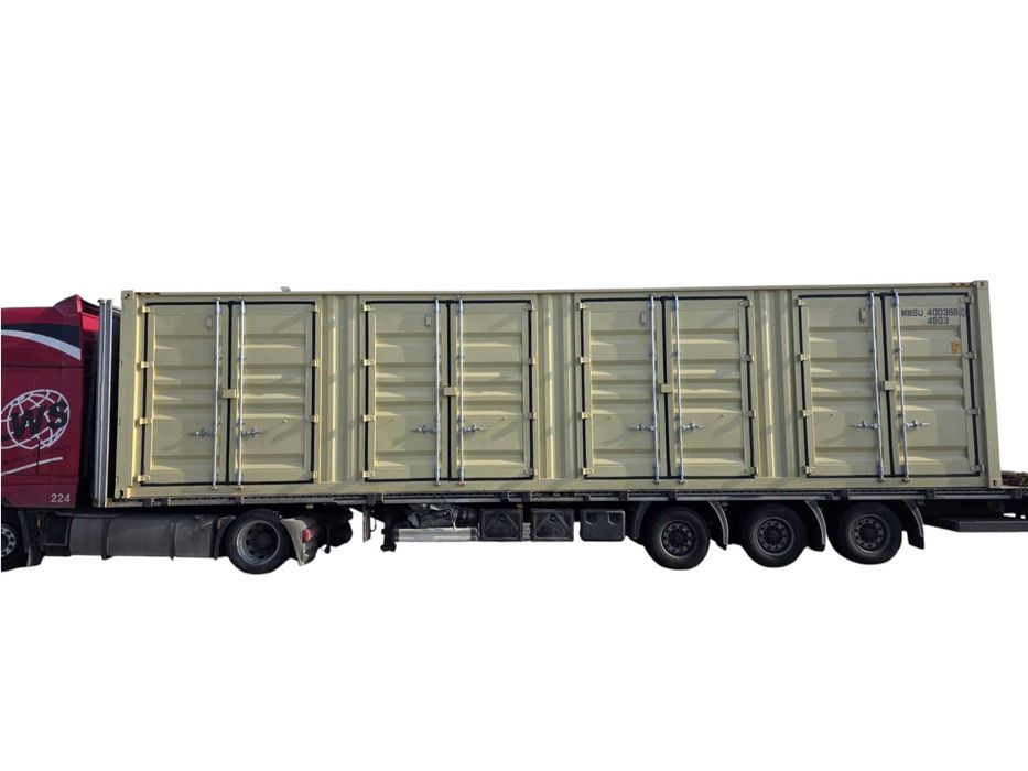 Kontener morski High Cube 40’HC z drzwiami bocznymi Open Side, 40ft