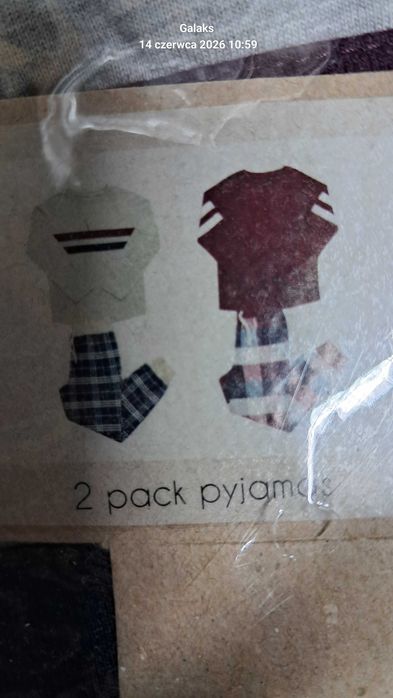 Piżamy chłopięce Next nowa 2 pak