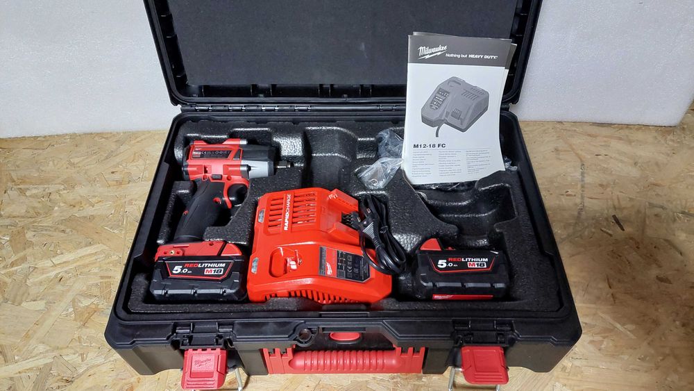 Klucz udarowy 1/2 Milwaukee M18 FMTIW2F12 zestaw