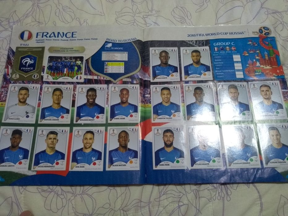 Album Panini Copa Rússia 2018