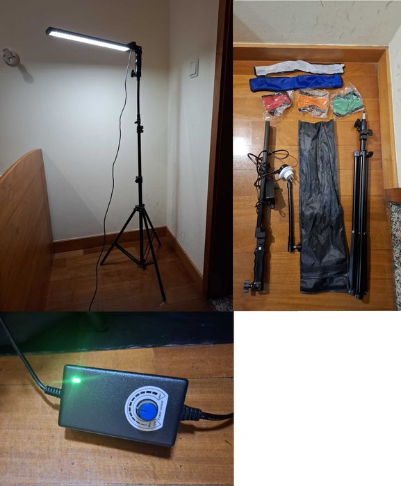 Kit Profissional para YouTube / Video – Luzes, Tripés e Teleprompter