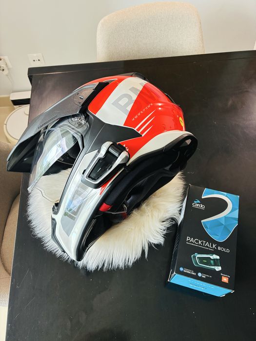 Capacete BMW GS Carbon Evo MIPS + Cardo Packtalk Bold JBL