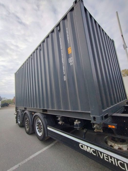 Kontener morski 20 6m Antarcyt RAL 7016 szary Easy open