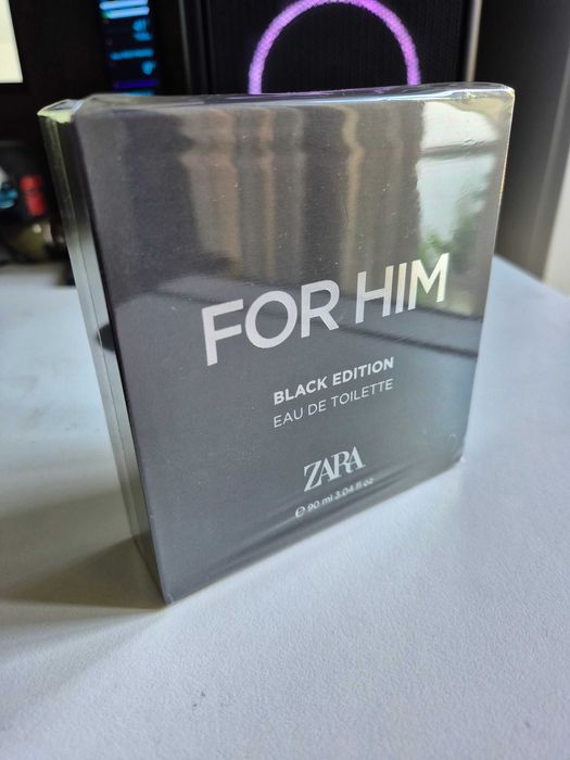 Eau de Toilette Zara For Him Black Edition 90ml selado