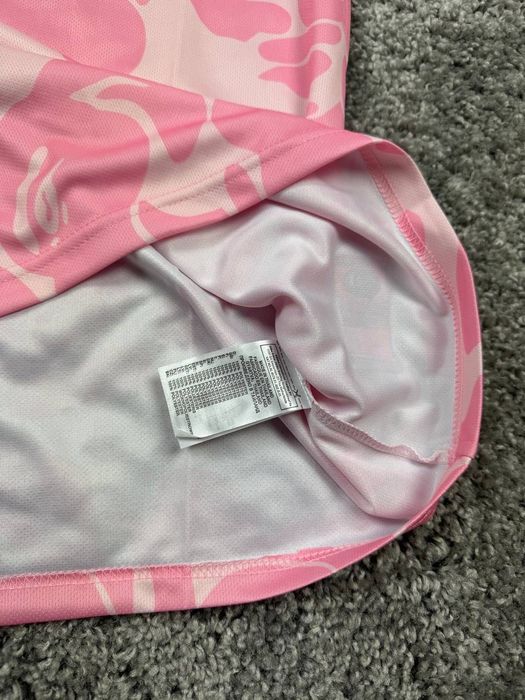 Футболка Adidas Bape x Inter Miami бейп рожева і сіра усі розміри