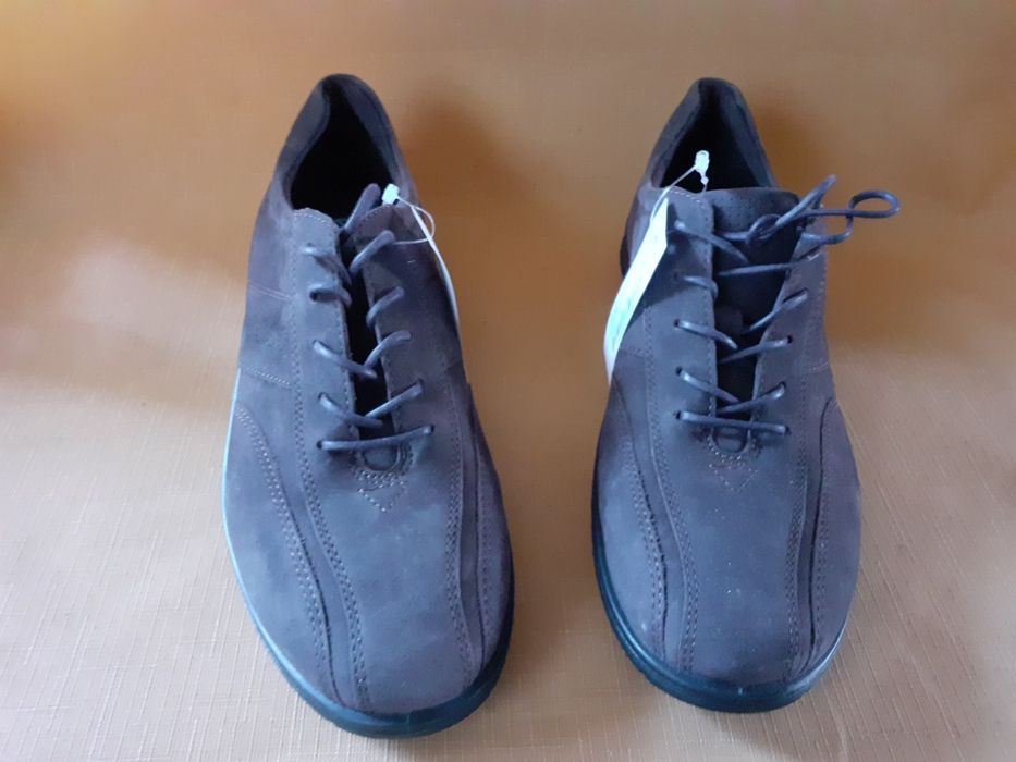Ecco 40 shock point brown skóra super wygodne