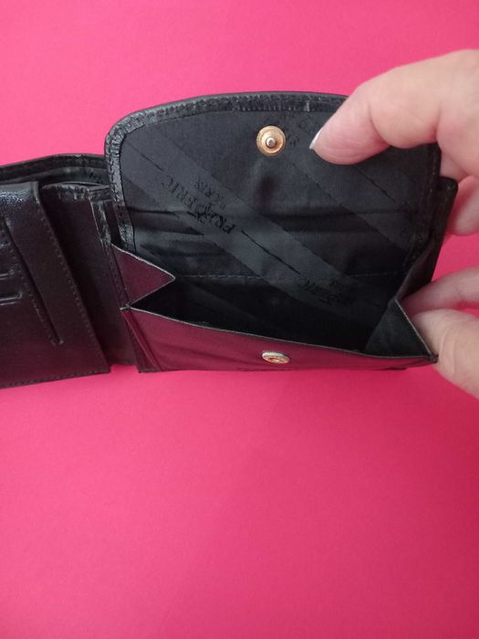 CARTEIRA de Homem "Fred Perry" preta - como NOVA